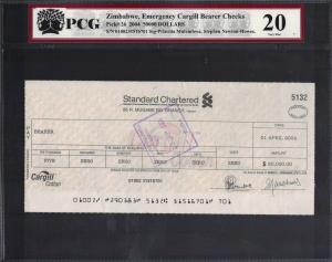 Zimbabwe 50000 Dollars P-26 2004 Stan PCG 20 