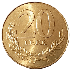 Albania 20 Leke KM 78 1996 UNC