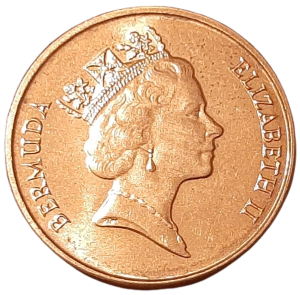 Bermudy 1 Cent KM 44a 1988 UNC-