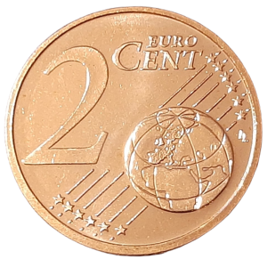 Latvia 2 Eurocents KM 151 2014 UNC
