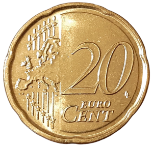 Cypr 20 Eurocentów KM 82 2008 UNC
