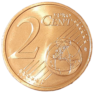Malta 2 Eurocenty KM 126 2008 UNC