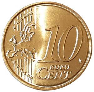 Portugalia 10 Eurocentów KM 763 2009 UNC