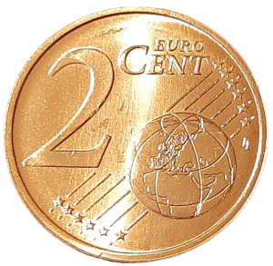 Portugalia 2 Eurocenty KM 741 2011 UNC