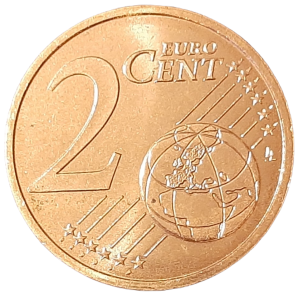 Francja 2 Eurocenty KM 1283 2004 UNC