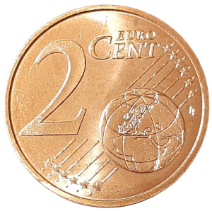 Francja 2 Eurocenty KM 1283 1999 UNC