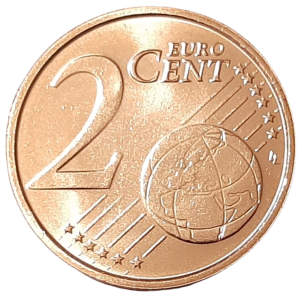 Słowenia 2 Eurocenty KM - 2020 UNC