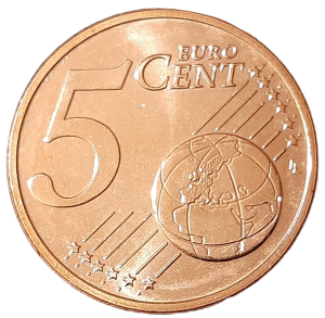 Słowenia 5 Eurocentów KM - 2019 UNC