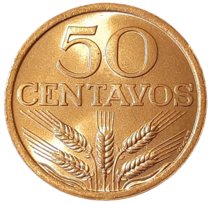 Portugalia 50 Centavos KM 596 1971 UNC