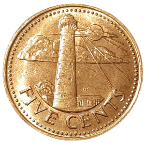 Barbados 5 Centów KM 11 1973 UNC