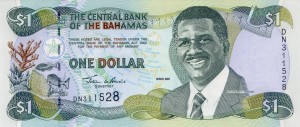 Bahamy 1 Dollar P-69 2001 UNC