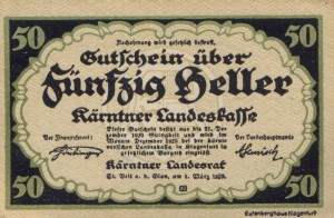 Austria 50 Haller 1920 P-s108 UNC 