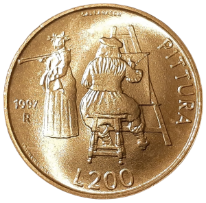 San Marino 200 Lirów KM 366 1997 UNC