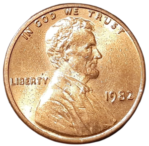 Stany Zjednoczone 1 Cent KM 201 1982 UNC