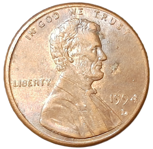 Stany Zjednoczone 1 Cent KM 201b 1994D -UNC