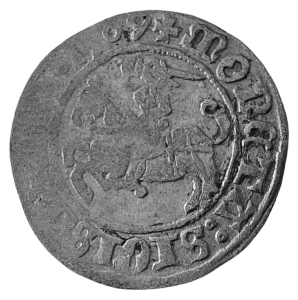 Polska Półgrosz  1/2 Grosza 1509  Zygmunt I Stary  Wilno