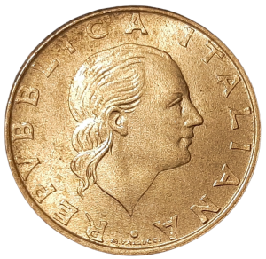 Włochy 200 Lirów KM 155 1993 UNC