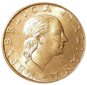 Włochy 200 Lirów KM 164 1994 UNC