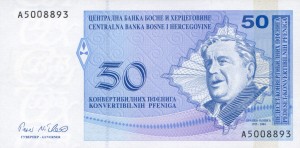 Bośnia i Hercegowina 50 Pfeniga P-58 1998 UNC