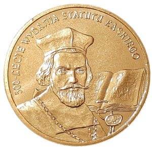 Polska 2 Złote KM 574 500-lecie wydania Statutu Łaskiego 2006 UNC