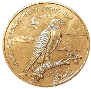 Polska 2 Złote KM 627 Sokół Wędrowny 2008 UNC