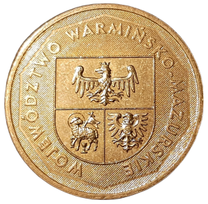 Polska 2 Złote KM 614 Województwo Warmińsko-Mazurskie 2005 UNC