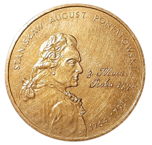 Polska 2 Złote KM 530 Stanisław August Poniatowski (1764-1795) 2005 UNC