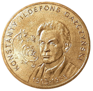 Polska 2 Złote KM 527 Konstanty Ildefons Gałczyński 2005 UNC