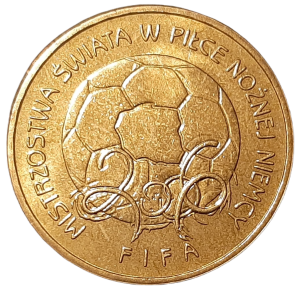 Polska 2 Złote KM 606 Mundial 2006 UNC