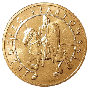 Polska 2 Złote KM 576 Jeździec Piastowski 2006 UNC