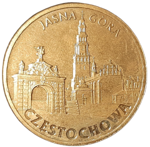 Polska 2 Złote KM 709 Częstochowa 2009 UNC