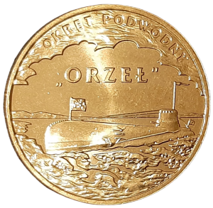 Polska 2 Złote KM 837 Polskie okręty - ORP Orzeł 2012 UNC