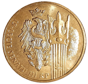 Polska 2 Złote KM 503 15-lecie Senatu III RP 2004 UNC
