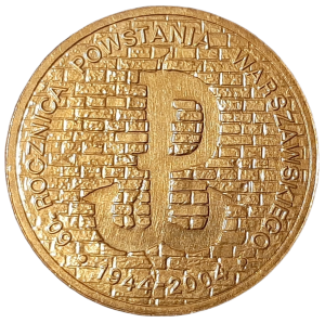 Polska 2 Złote KM 496 60 rocznica Powstania Warszawskiego 2004 UNC