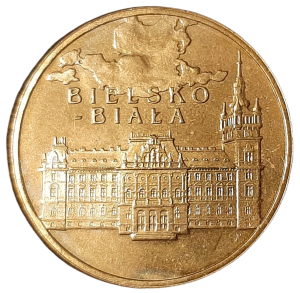 Polska 2 Złote KM 663 Bielsko-Biała 2008 UNC
