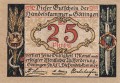 Gottingen 25 Pf G-G25 26.4.1917 aUNC  A.jpg