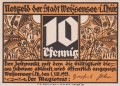 Weissensee i. Thur 10 Pf G-1404.1 1.8.1921 aUNC A.jpg
