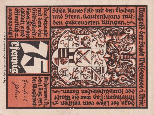 Weissensee i. Thur 75 Pf G-1404.1 1.8.1921 XF A.jpg