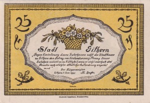 Gifhorn 25 Pf G-428.1 1.6.1921 AU/UNC