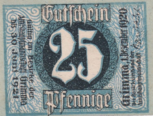 Grimma 25 Pf G44.1 1.12.1920 aUNC A.jpg