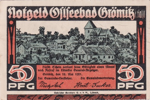 Gromitz 50 Pf G-474.1 12.5.1921 XF A.jpg