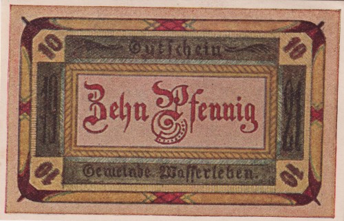 Wasserleben 10 Pf G-1383.1 1921 aUNC A.jpg