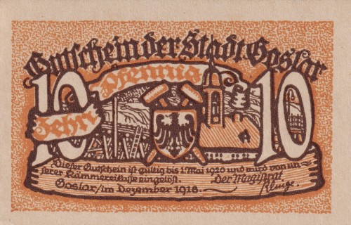 Goslar 10 Pf G-G33.2a 12.1918-1.5.1920 aUNC A.jpg