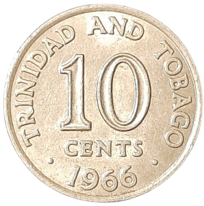 Trynidad i Tobago 10 Centów KM 3 1966 
