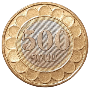 Armenia 500 Dramów KM 97 2003 UNC
