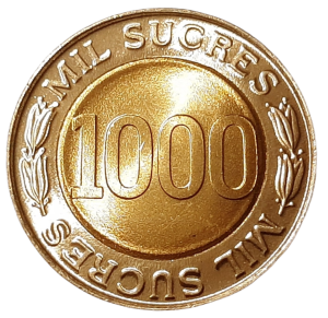 Ekwador 1000 Sucre KM 103 1997 UNC