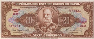 Brazylia 20 Cruzeiros P-178  1978 UNC