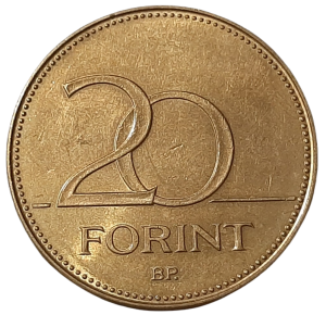 Hungary 20 Forint KM 696 1995 UNC