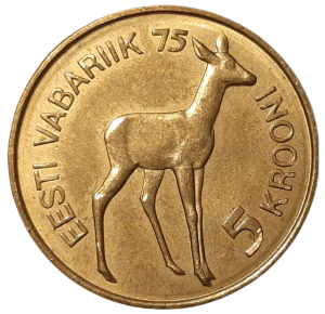 Estonia 5 Koron KM 29 1993 UNC