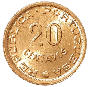 Mozambik 20 Centavo KM 88 1973 UNC-